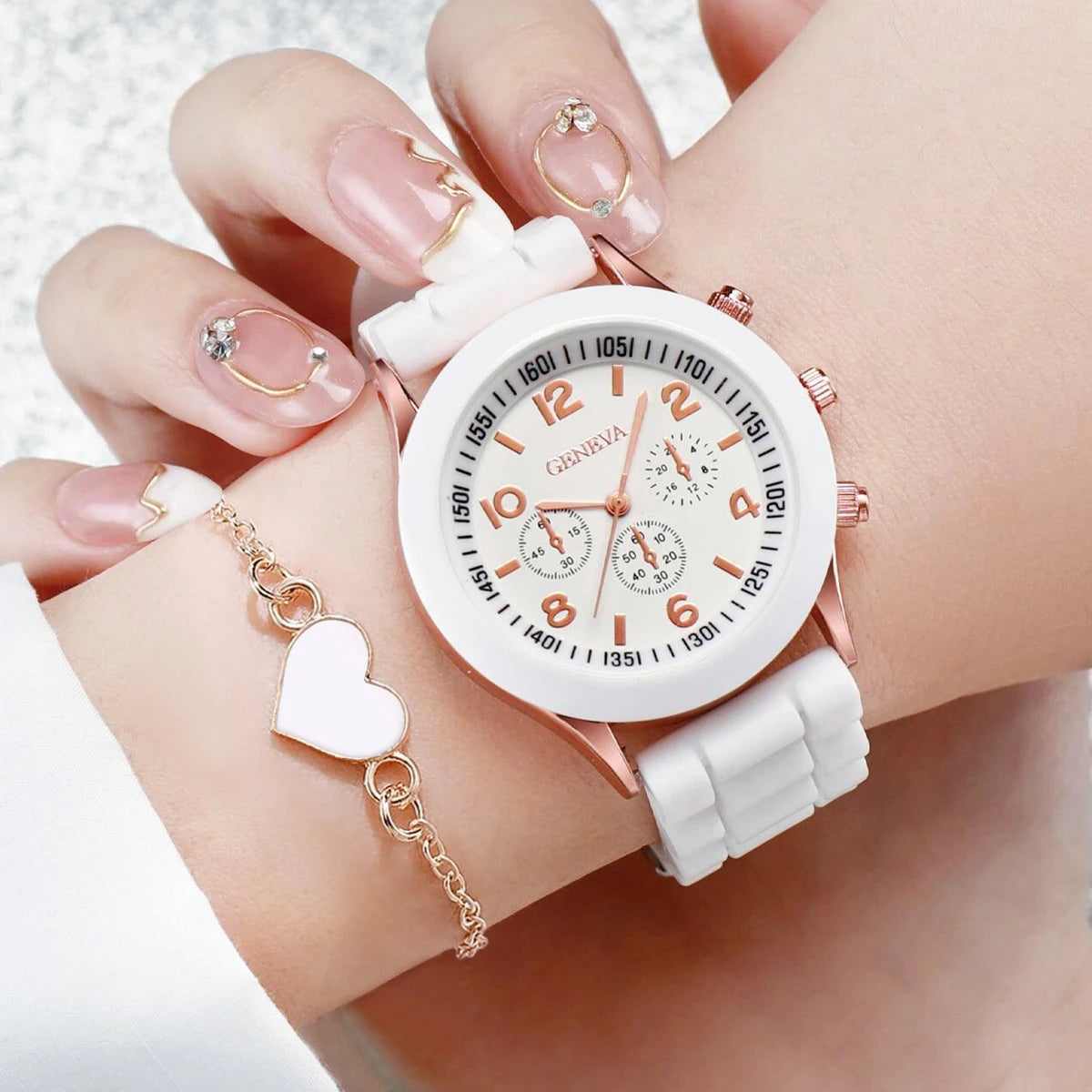 Casual Chic Watch & Jewelry Stack