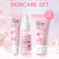 3pcs/set Sakura Skin Care Sets Face Cream Serum Eye Cream Face Beauty Products for Women Daily Moisturizing Skin Care Products