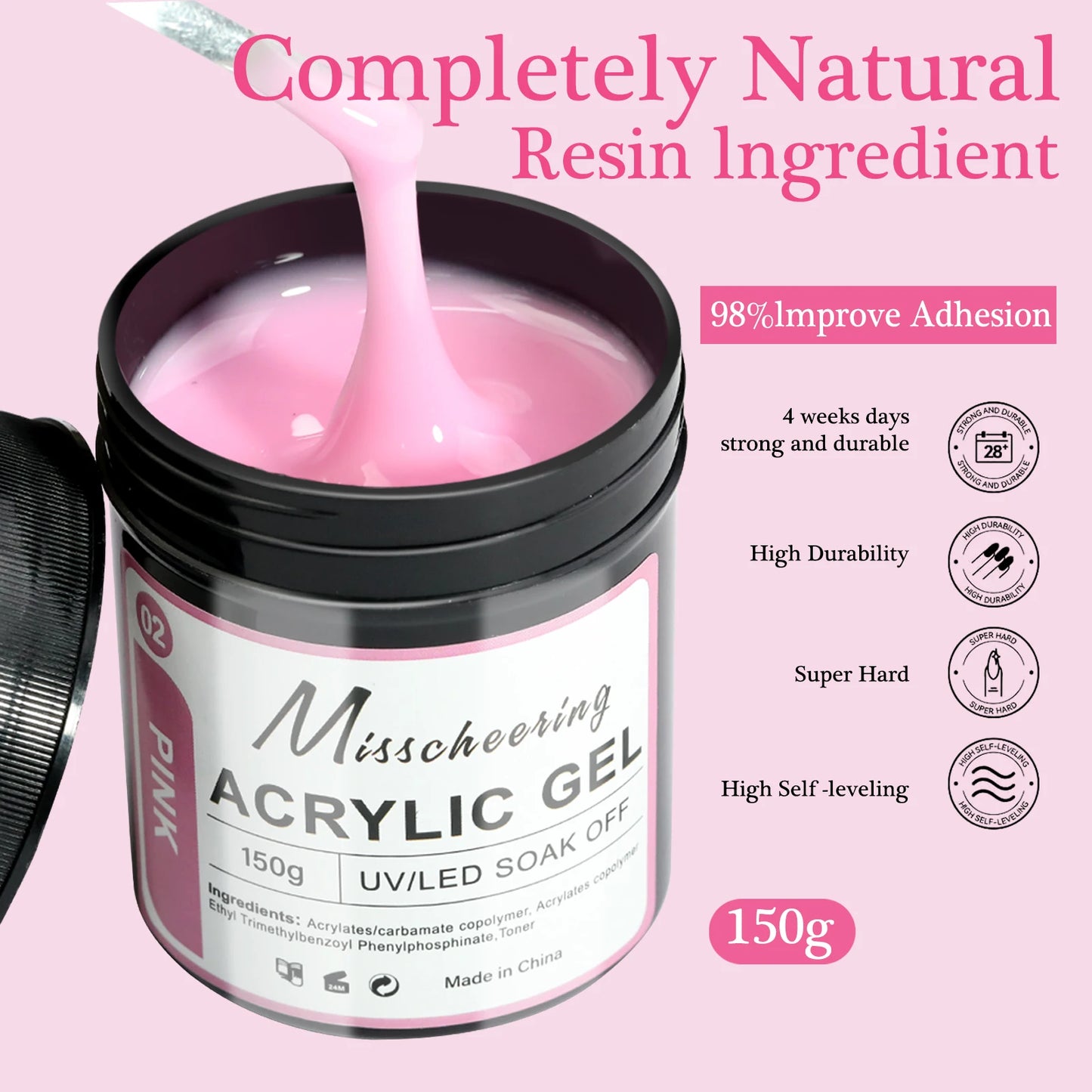 Misscheering 150ml Poly Builder Nail Extension Gel