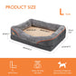 Large Dog Bed Soft Comfortable Anti Allergy Warm Fleece Removable Washable Cover Pet Bed Waterproof