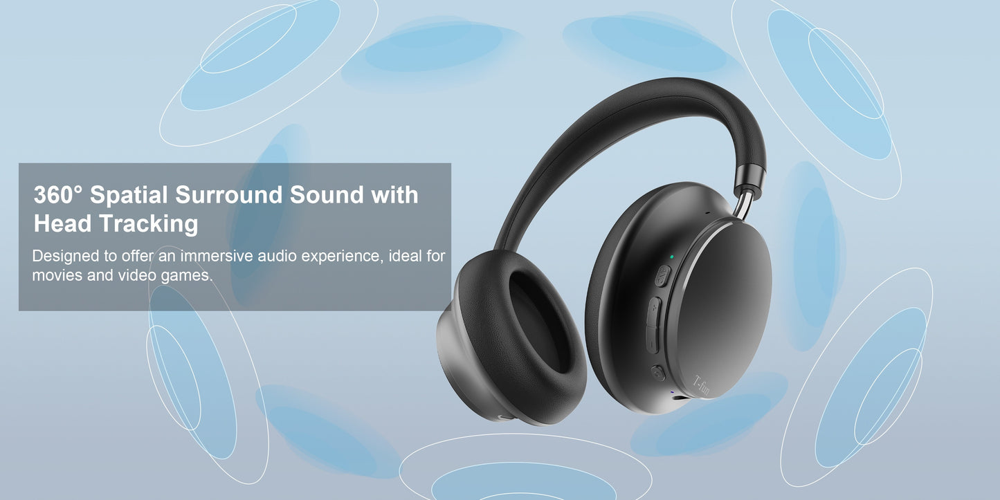 Men’s Bluetooth Over‑Ear Headphones