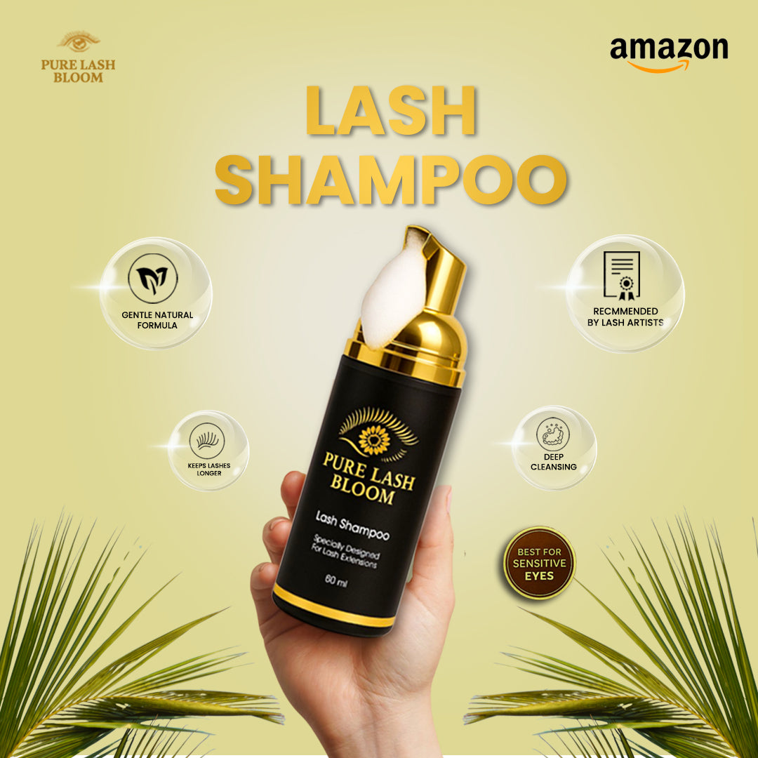 Eyelash Extension Shampoo 60ml with Brush